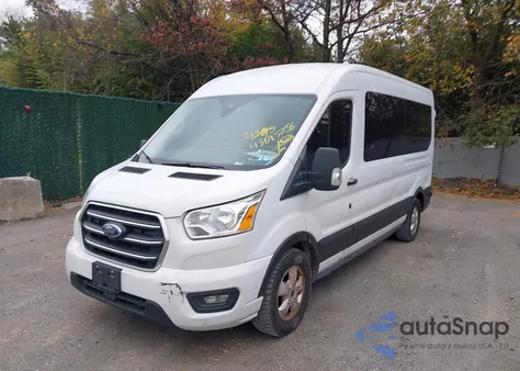 2020 Ford Transit-350 Passenger Van Xlt z USA, uszkodzony, nr VIN 1FBAX2CG9LKA54558